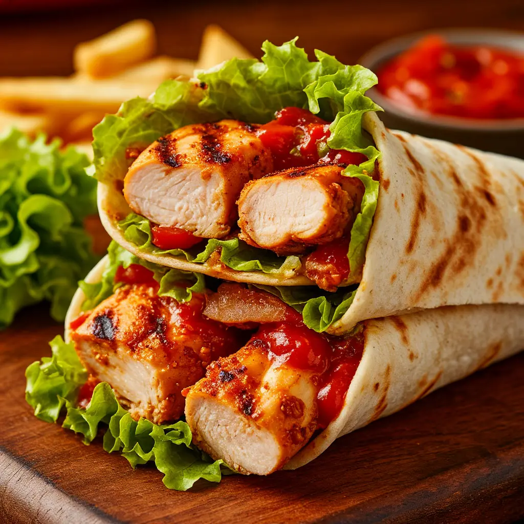 Spicy Chicken Wrap